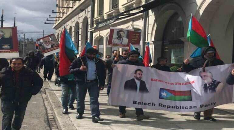 Baloch Republican Party holds anti-Pakistan protest in Geneva