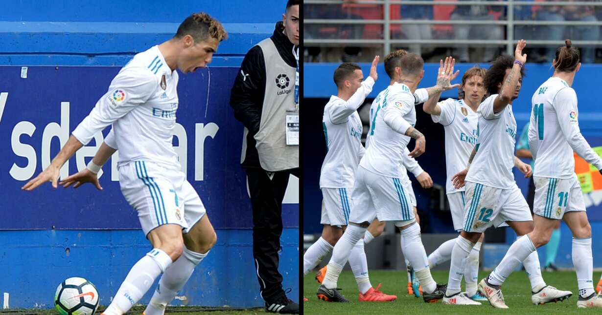 Ronaldo strikes twice to defeat Eibar Ronaldo strikes twice to defeat Eibar