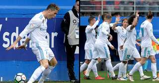 Ronaldo strikes twice to defeat Eibar