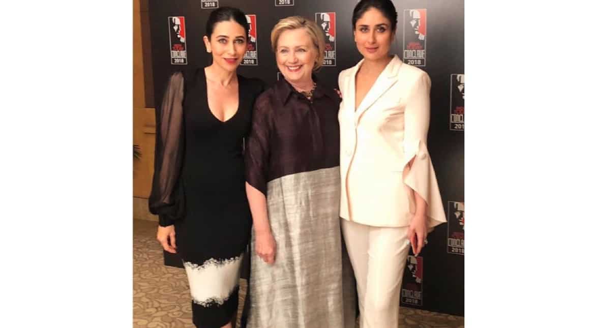 When Kapoor sisters, Kareena and Karisma posed with Hillary Clinton When Kapoor sisters, Kareena and Karisma posed with Hillary Clinton