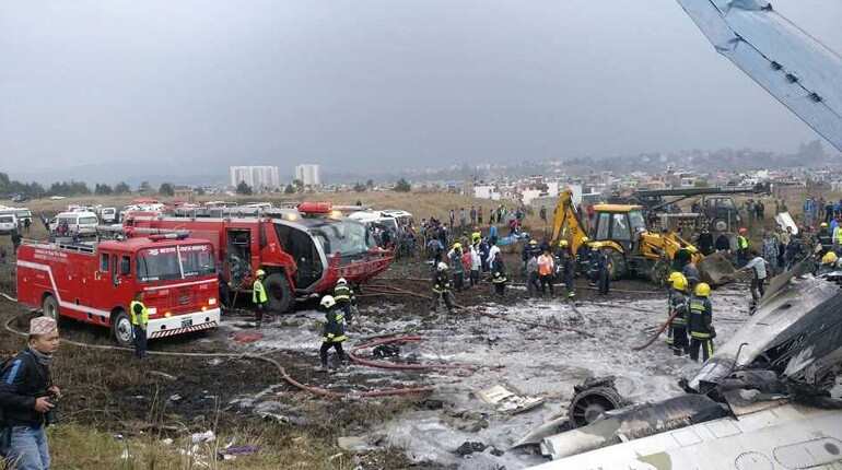 The plane crashed with a total of 71 people on board