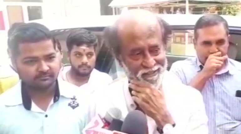 I don't want to answer political questions: Rajinikanth