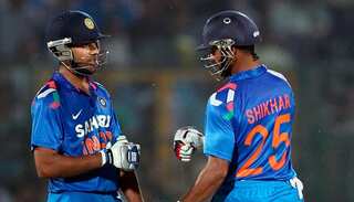 IND vs AUS, 3rd ODI: Rohit, Dhawan depart early in chase of 231