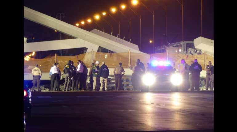 Death toll rises to 6 after collapse of Miami footbridge