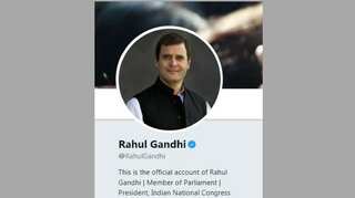 Rahul Gandhi's Twitter account renamed as @RahulGandhi
