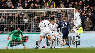 FA Cup: Spurs into semis after Eriksen double sinks Swansea