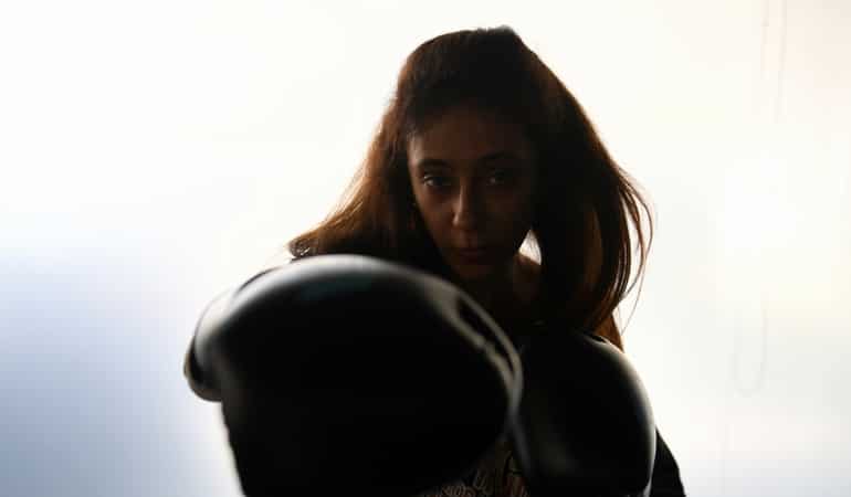 Pulling no punches: Saudi woman boxer breaks exercise taboo Pulling no punches: Saudi woman boxer breaks exercise taboo