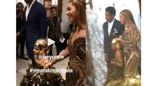 Beyonce, daughter Blue Ivy attend Wearable Art Gala in Indian designer wear