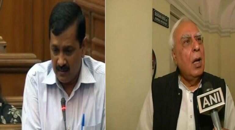After Nitin Gadkari, Kejriwal apologises to senior Congress leader Kapil Sibal