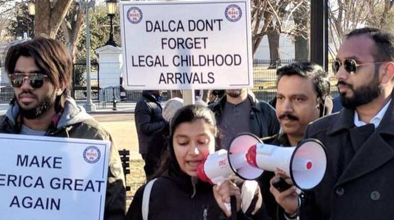 Indian professionals hold rallies to end green card backlog across US