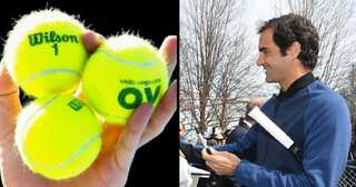 Watch: Roger Federer ends 'Yellow or Green' debate, reveals colour of tennis ball