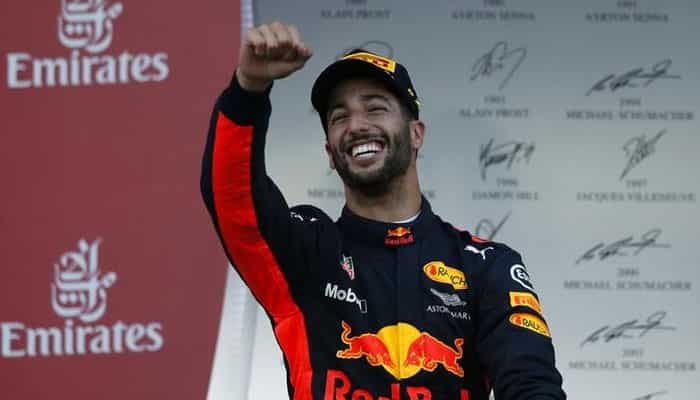 Daniel Ricciardo handed three-place penalty for home race Daniel Ricciardo handed three-place penalty for home race