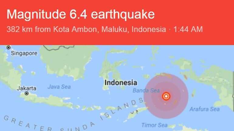 Indonesia: 6.4 quake rattles eastern Indonesia, tsunami alert lifted