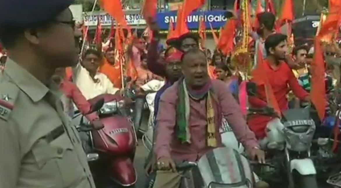 5 policemen injured during Ram Navami rally in West Bengal 5 policemen injured during Ram Navami rally in West Bengal