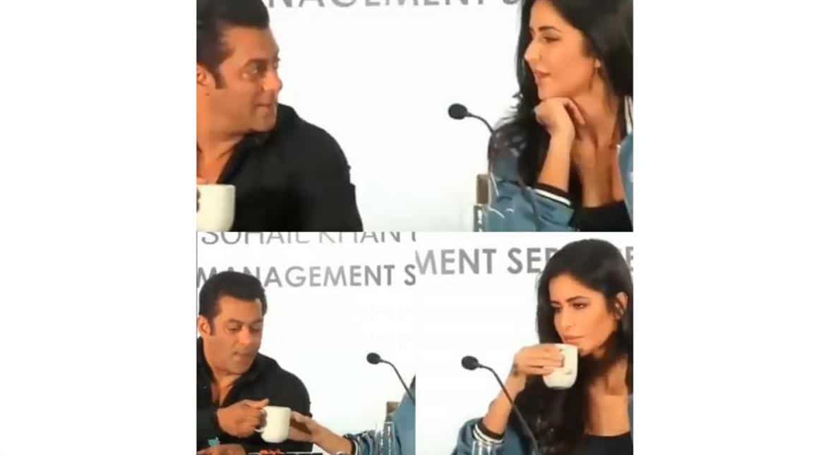 Katrina Kaif drinks coffee from Salman Khan's cup, the internet has a meltdown Katrina Kaif drinks coffee from Salman Khan's cup, the internet has a meltdown