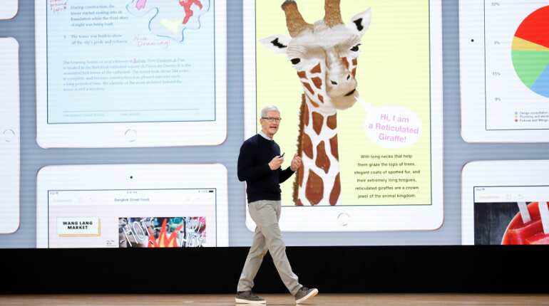 Apple unveils new iPad for students