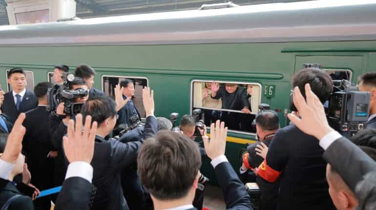 Kim Jong-Un's train: Fresh lobster, lady conductors & French wine from Paris