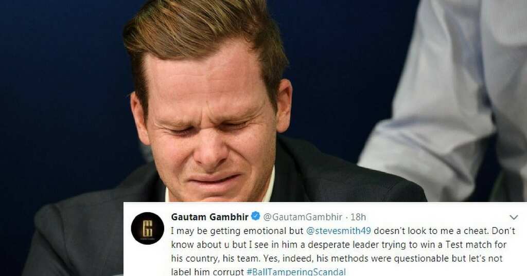 Sourav Ganguly, Gautam Gambhir bat for Steve Smith