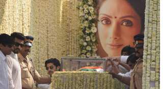 Sridevi was given state funeral on Maharashtra CM Devendra Fadnavis' direction