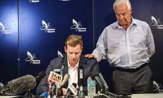 Watch: Steve Smith's father throws out his cricket gear