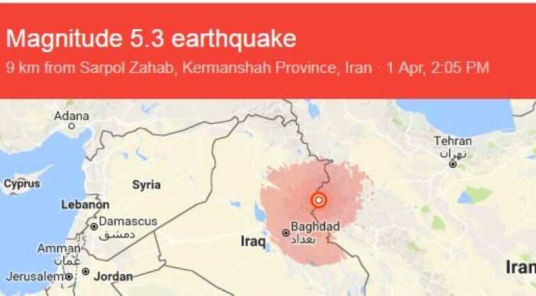 Magnitude 5.3 quake hits western Iran, dozens with minor injuries