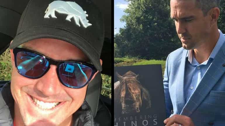 Ex-England star Pietersen writes in Hindi praising India's Rhino population growth