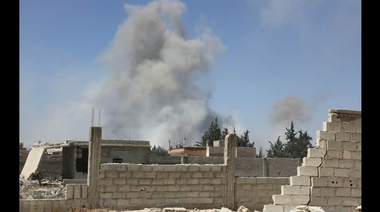 Dozens killed in deadly gas attack reported on Syrian rebel enclave, Damascus denies Dozens killed in deadly gas attack reported on Syrian rebel enclave, Damascus denies