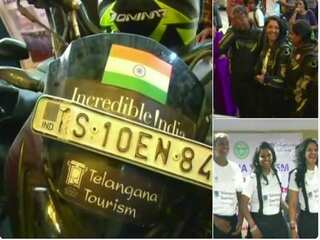 Women bikers complete 17,000km journey promoting Telangana culture in South Asia