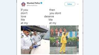 Mumbai Police's take on 'If you don't love me' meme is spot on, take a look