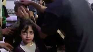 Syria, Russia accuse Israel over air strike, deny chemical attack
