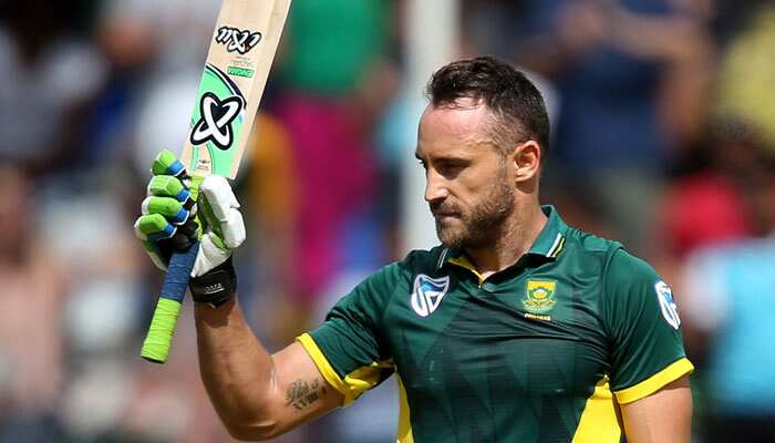 'Faf du Plessis not yet ready to play as he has slight strain, small fracture in finger' 'Faf du Plessis not yet ready to play as he has slight strain, small fracture in finger'