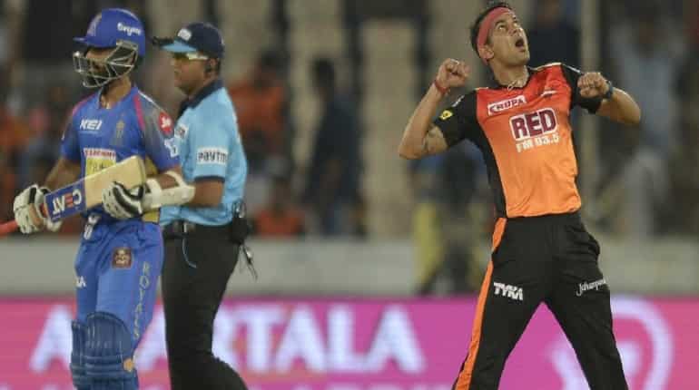 IPL 2018: Impressive Hyderabad restrict Rajasthan to 125 IPL 2018: Impressive Hyderabad restrict Rajasthan to 125