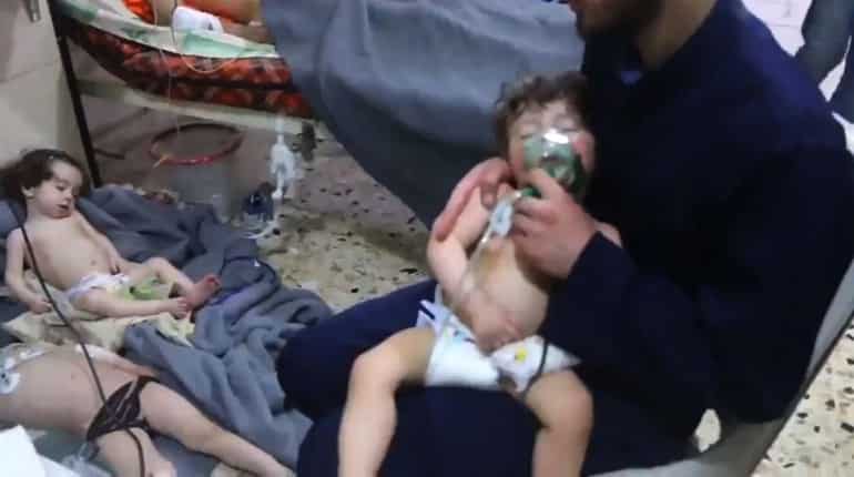 Chemical weapon experts of OPCW visit site of alleged chemical attack in Syria's Douma Chemical weapon experts of OPCW visit site of alleged chemical attack in Syria's Douma