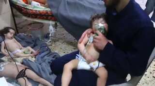 Chemical weapon experts of OPCW visit site of alleged chemical attack in Syria's Douma