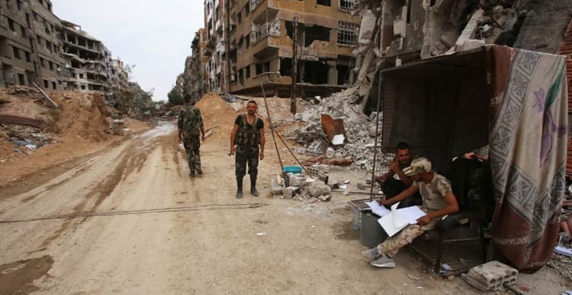 Syrian government forces have taken full control of Douma: Russia