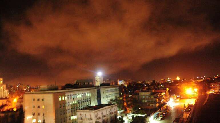 US strikes on Syria: Several explosions heard in Damascus