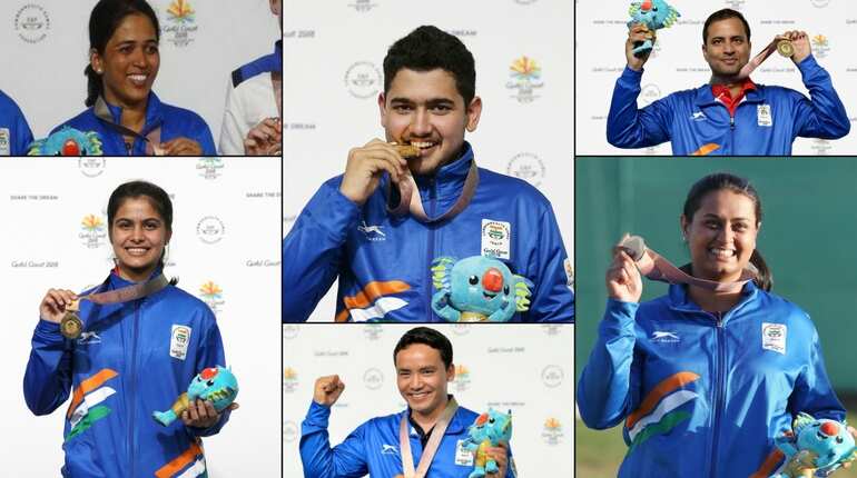 Shooting- 7 Gold Medals
