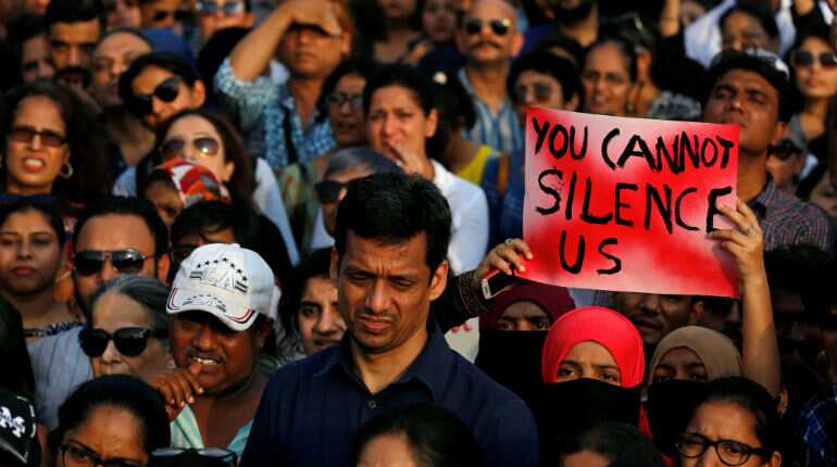 'You cannot silence us'