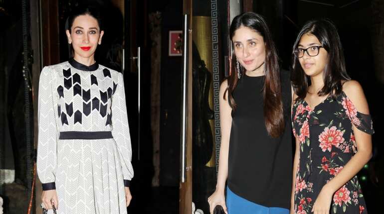 Kareena, Karisma Kapoor celebrate their mother Babita's 70th birthday, see pics Kareena, Karisma Kapoor celebrate their mother Babita's 70th birthday, see pics