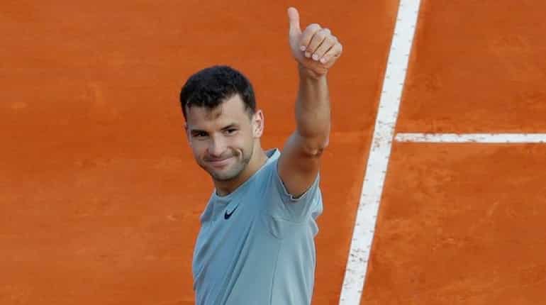 Dimitrov enters semi-finals after defeating Goffin Dimitrov enters semi-finals after defeating Goffin