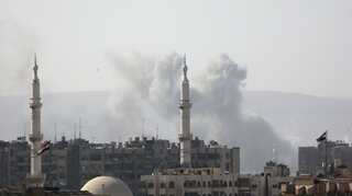 Syrian rebels withdraw from enclave northeast of Damascus
