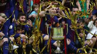 Barcelona thrash Sevilla to win King's Cup for record 30th time