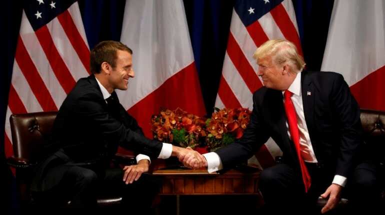 Trump, Macron to face differences on Iran, trade as French visit begins