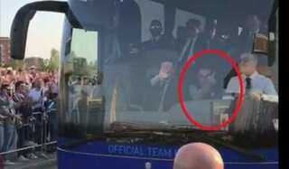 Caught on camera: Napoli manager Sarri's obscene gesture at Juventus fans