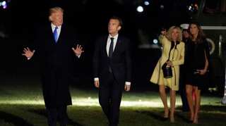 France's Macron visits Trump as Iran nuclear deal hangs in balance