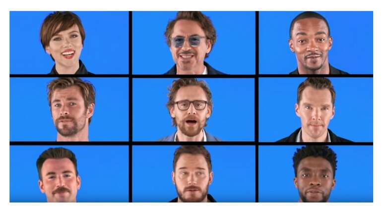 Watch the Avengers sing 'The Marvel Bunch' in perfect unison ahead of 'Infinity War' release Watch the Avengers sing 'The Marvel Bunch' in perfect unison ahead of 'Infinity War' release