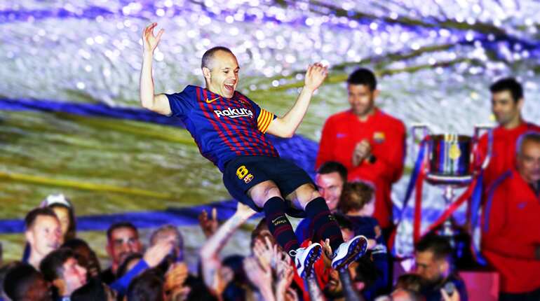 Andres Iniesta bids farewell to FC Barcelona