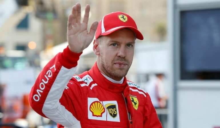 Sebastian Vettel beats Hamilton to pole hat-trick in Baku