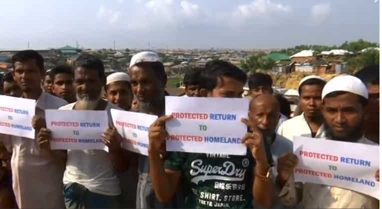 Rohingya rally seeking guarantees for safe return as UNSC visits Bangladesh camps Rohingya rally seeking guarantees for safe return as UNSC visits Bangladesh camps