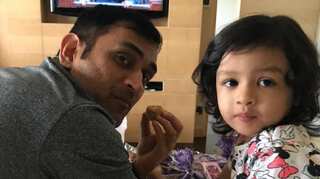 Watch: Dhoni shares adorable video of daughter Ziva dancing, cheering for Chennai